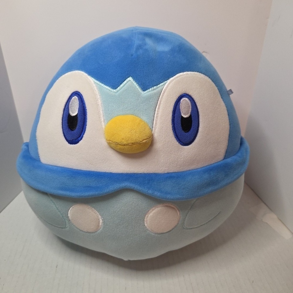 ORIGINAL SQUISHMALLOWS POKEMON PIPLUP 12" CUDDLY‎ PLUSH NEW SOFT TOY